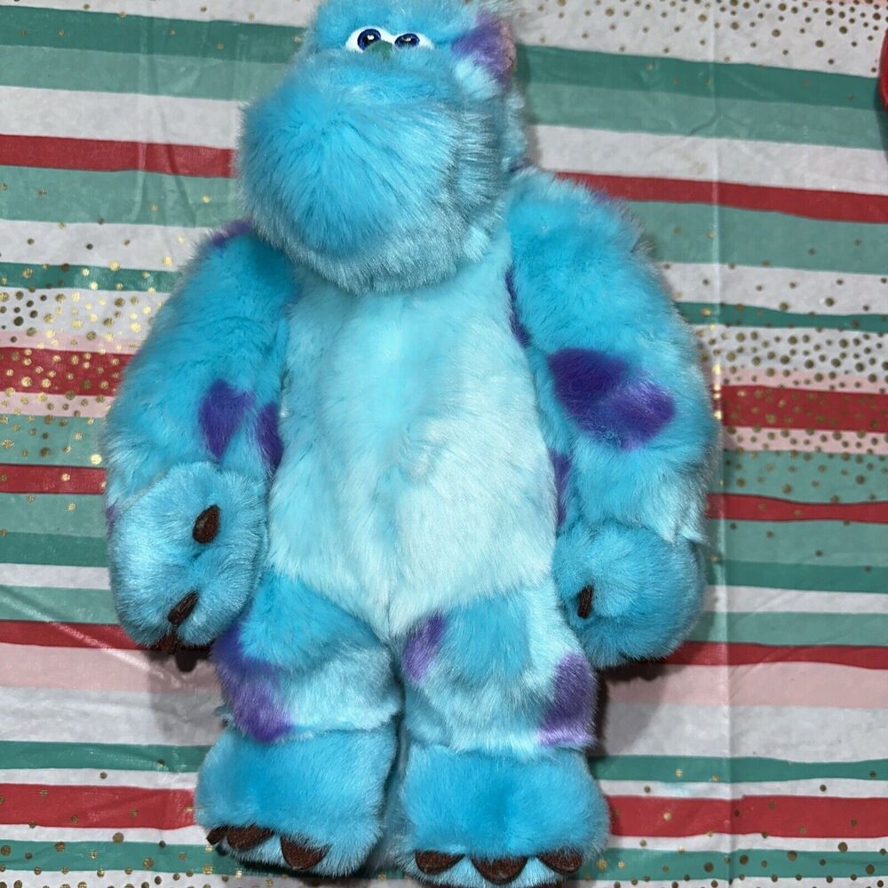 Disney Pixar Sully Plush Monsters Inc University 12” Sullivan Blue Used (b16)